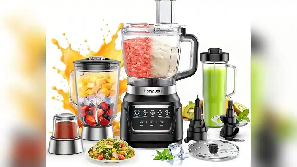 All-In-One Blender & Food Processor 10-In-1 Professional Blender for Smoothies