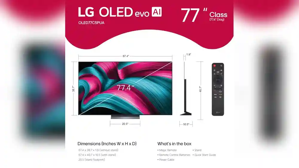 Best Lg 77-Inch Smart Tv W/Dolby Atmos Dolby Vision Alexa Built-In