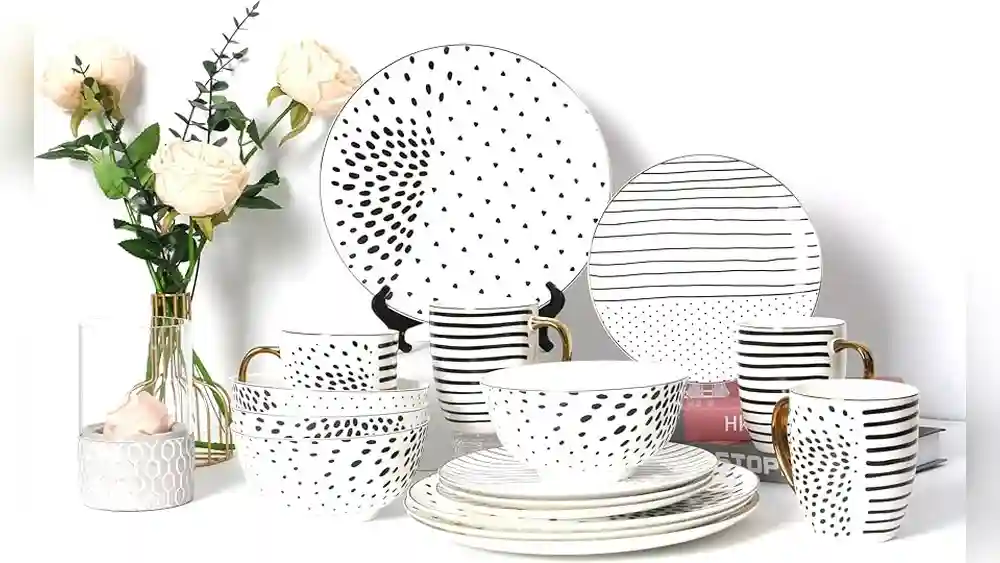 Best Round Dinner Set With Mugs Dishwasher Microwave Safe
