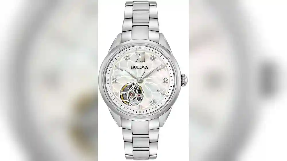 Bulova Ladies' Classic Diamond 3-Hand Automatic in Stainless Steel