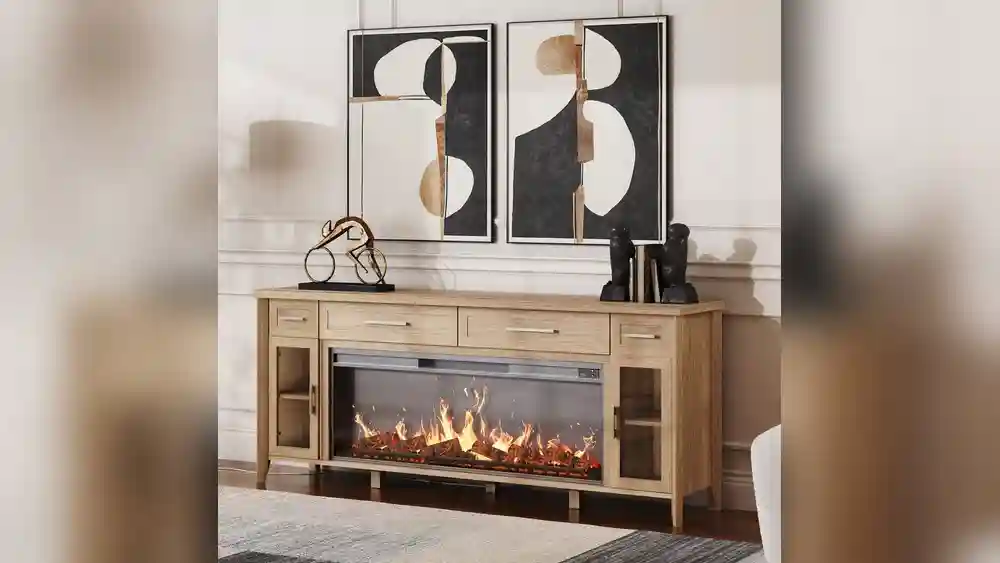 Large Fireplace Tv Stand​