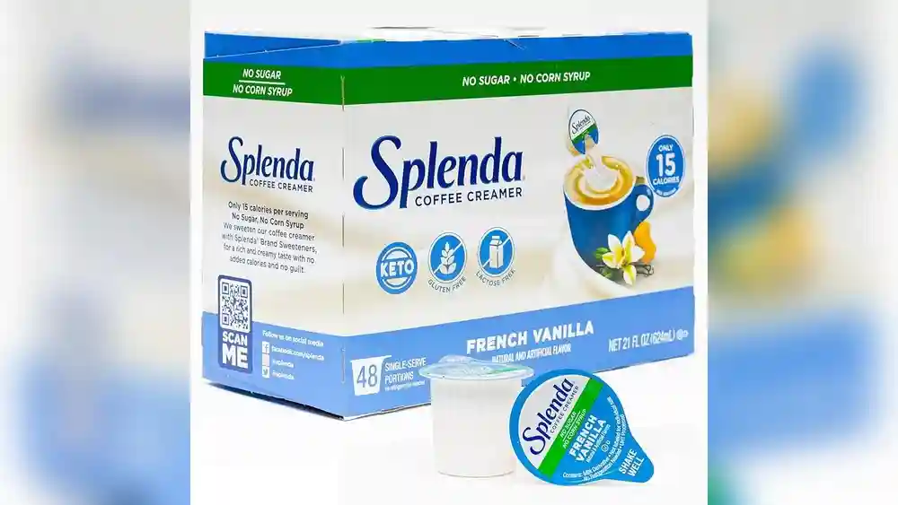 Splenda Single Serve Coffee Creamer Cups Sugar Free French Vanilla